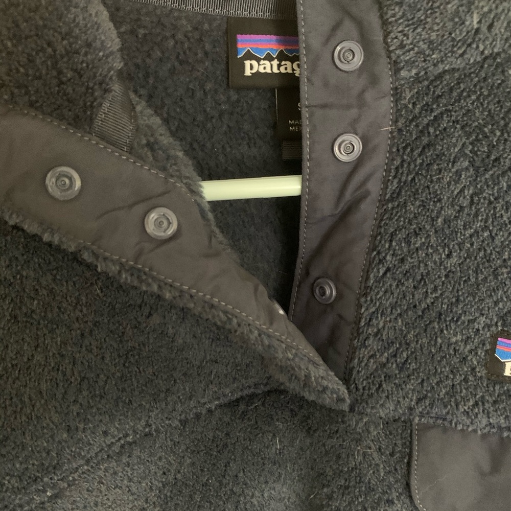 Navy Patagonia Snap-T Pullover - Picture 4 of 6